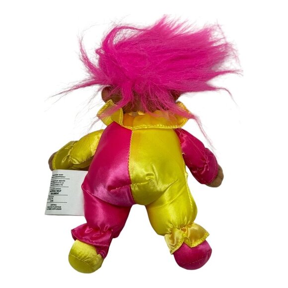 Russ Troll Doll Lot 2 Toy 7 inch Pink Clown and White Lamb Vintage 1990s - Picture 8 of 13